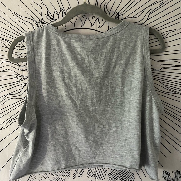 Gray Shein Cropped SF Muscle Tank - Picture 2 of 3
